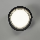 Aplique pared Led 15W circular negro IP65 - 7