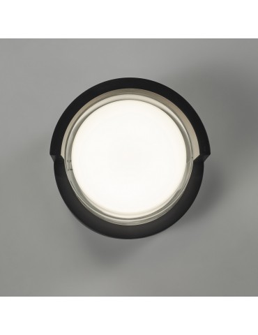 Aplique pared Led 15W circular negro IP65 - 7