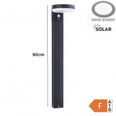 Baliza Solar LED CIRCULAR 90cm Sensor movimiento PIR - 1