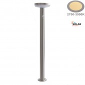 Baliza Solar LED CIRCULAR INOX 80cm Sensor mov PIR