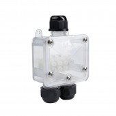 Caja de empalme IP68 3 entradas Transparente - 3