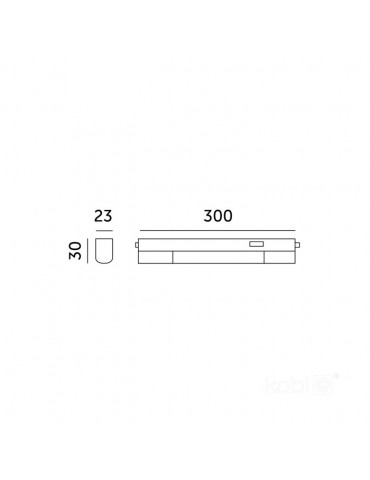 LED T5 REGLETA 4W 30cm interconectable - 10