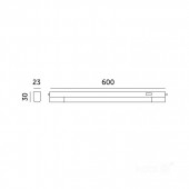 Regleta LED T5 60cm CCT 8W adosable interruptor - 6