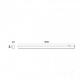 Regleta LED T5 90cm CCT 12W adosable interruptor - 6