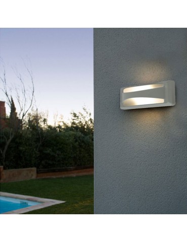 Aplique LED Oval Doble cara Exterior 12W IP65 - 2
