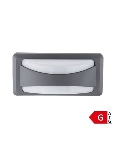 Aplique LED Oval Doble cara Exterior 12W IP65 - 3