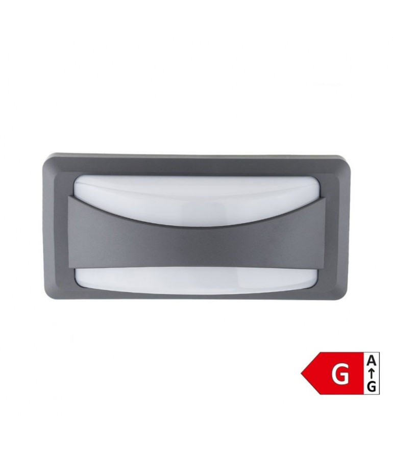 Aplique LED Oval Doble cara Exterior 12W IP65 - 3