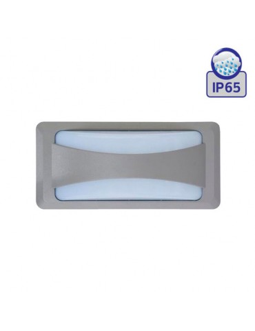 Aplique LED Oval Doble cara Exterior 12W IP65 - 8
