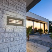 Aplique Muro E27 con rejilla Empotrar Rectangular - 5