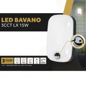 LED PLAFON 15W 3CCT IP54 sensor de movimiento - 1