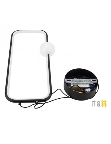 15W LED Lámpara colgante blanco cálido negro - 3