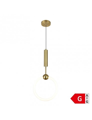 Lámpara 11W LED colgante Ring gold - 1