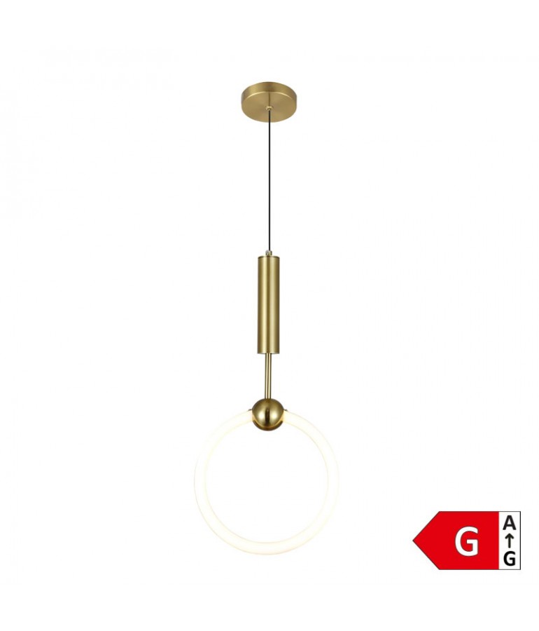 Lámpara 11W LED colgante Ring gold - 1