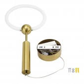 Lámpara 11W LED colgante Ring gold - 3