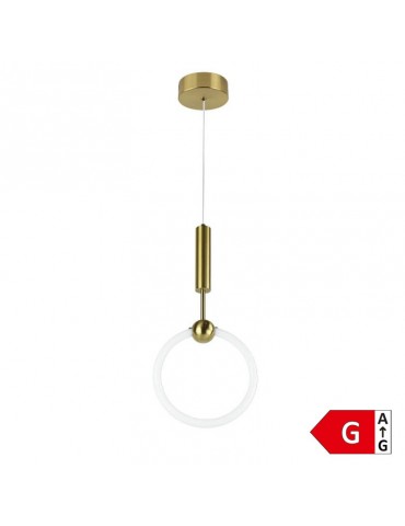 Lámpara 11W LED colgante Ring gold - 5