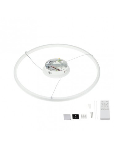 Lámpara 30W LED CCT colgante Regulable blanco Ø50cm - 4