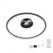 Lámpara 30W LED CCT colgante Regulable negro Ø50cm - 3