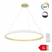 Lámpara 30W LED CCT colgante Regulable gold Ø50cm - 1