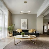 Lámpara 30W LED CCT colgante Regulable gold Ø50cm - 2