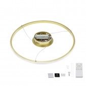 Lámpara 30W LED CCT colgante Regulable gold Ø50cm - 4