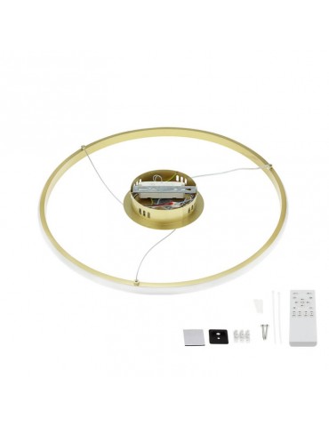 Lámpara 30W LED CCT colgante Regulable gold Ø50cm - 4