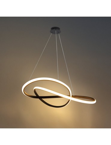 Lámpara 30W LED CCT colgante Sand negro - 3