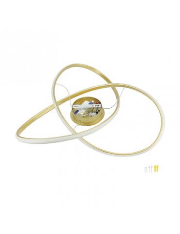 Lámpara 30W LED colgante Sand Satin gold cálido - 4