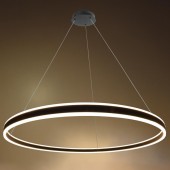 Lámpara 60W LED colgante 1m diámetro negro - 3