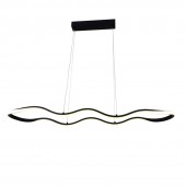 Lámpara 24W LED colgante 1m diámetro negro - 3