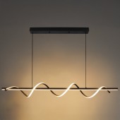 Lámpara 17W LED colgante 110cm blanco cálido negro - 3