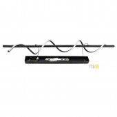 Lámpara 17W LED colgante 110cm blanco cálido negro - 5