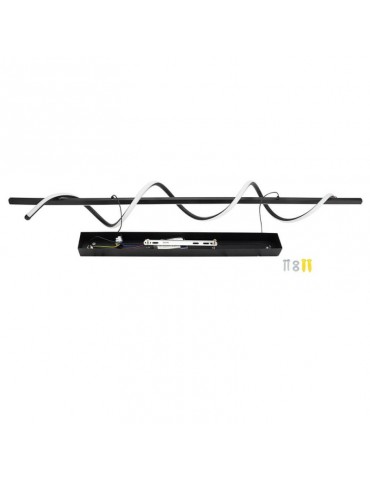Lámpara 17W LED colgante 110cm blanco cálido negro - 5