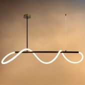 36W LED lámpara colgante negro blanco 100cm - 3