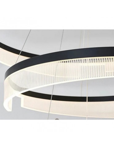 Lámpara 23W LED colgante Anillo circular PMMA - 4