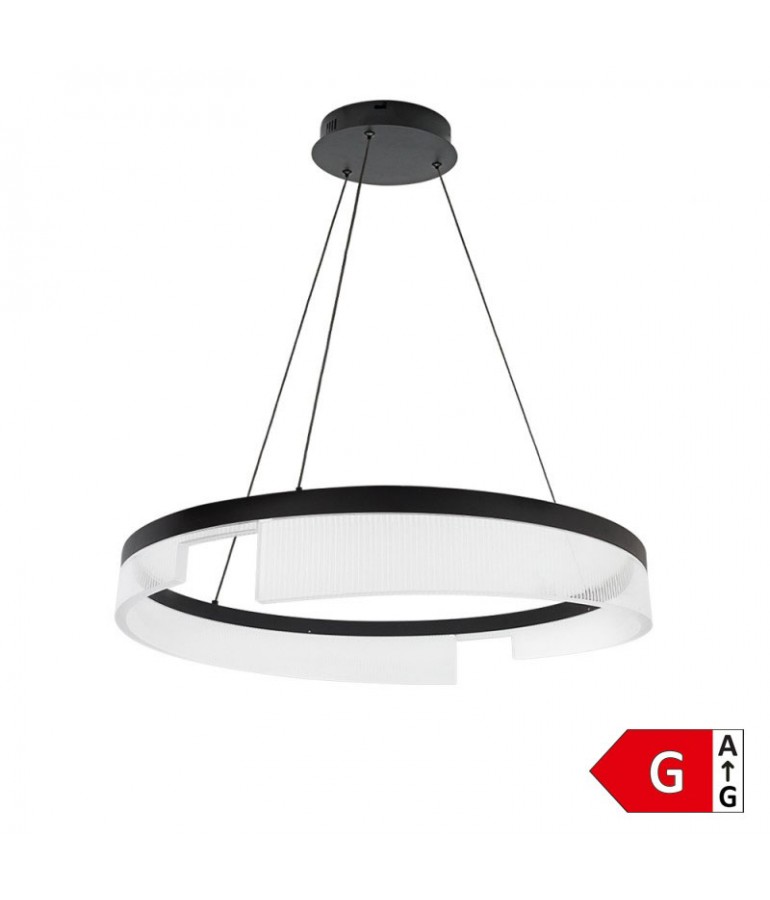 Lámpara 23W LED colgante Anillo circular PMMA - 1