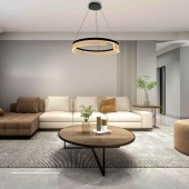 Lámpara 23W LED colgante Anillo circular PMMA - 2