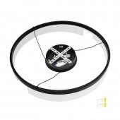 Lámpara 23W LED colgante Anillo circular PMMA - 5