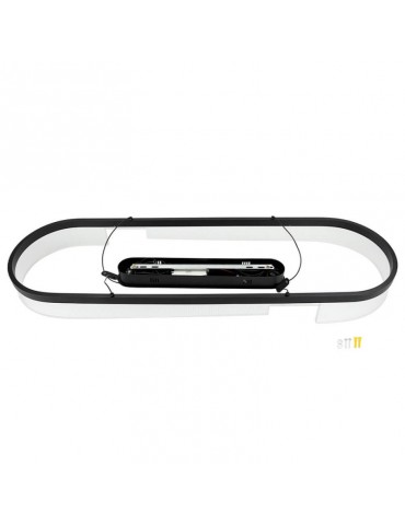 Lámpara 30W LED colgante Anillo oval 1m - 4
