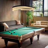Lámpara 30W LED colgante Anillo oval 1m - 2
