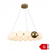 Lámpara 27W LED colgante Esferas Cooper White - 4