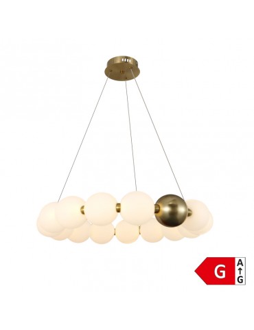 Lámpara 27W LED colgante Esferas Cooper White - 4