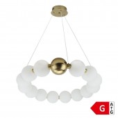 Lámpara 27W LED colgante Esferas Cooper White - 1