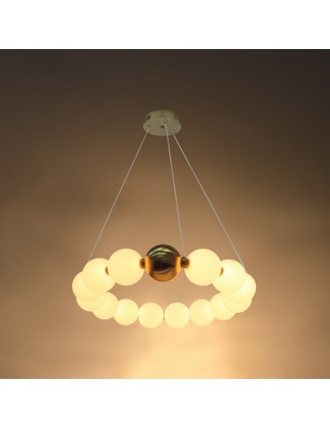 Lámpara 27W LED colgante Esferas Cooper White - 3
