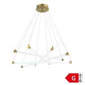 Lámpara 35W LED colgante Sand Copper - 1