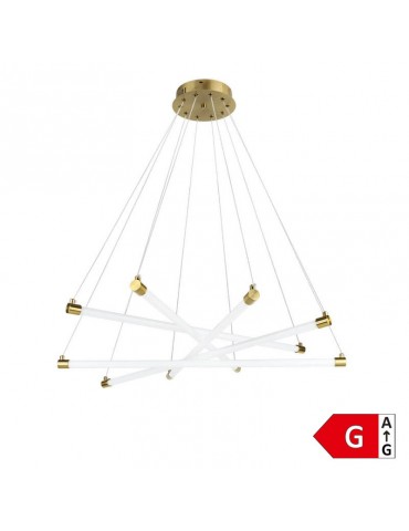 Lámpara 35W LED colgante Sand Copper - 1