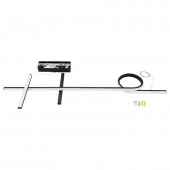 Lámpara 24W LED colgante Loop negro 100cm - 4