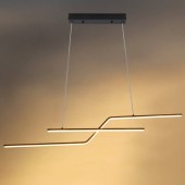 13W LED lámpara colgante Sand Black 105cm - 3