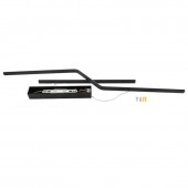 13W LED lámpara colgante Sand Black 105cm - 4