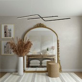 13W LED lámpara colgante Sand Black 105cm - 4