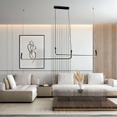 25W LED lámpara colgante barras 120cm - 2